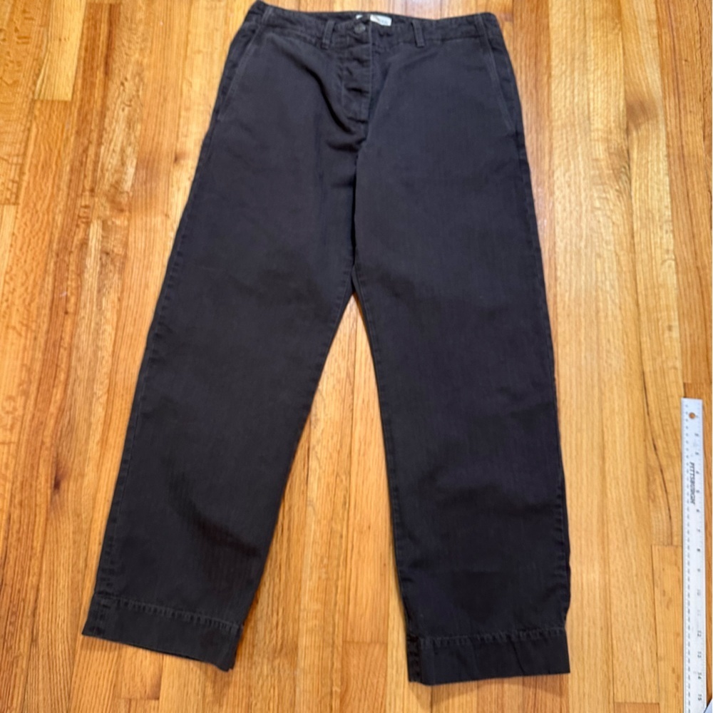 Nili Lotan relaxed trousers size 6 (n3) brown